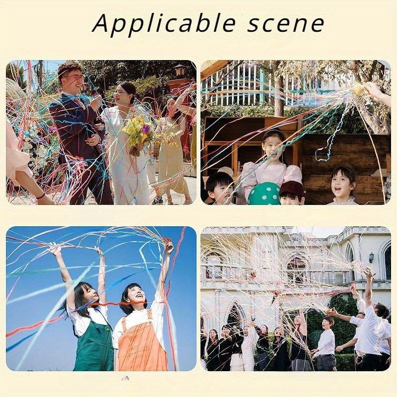 Ручная работа Лента Паучий шелк Лента Свадебный прием Свадебная вечеринка Реквизит для дня рождения Бар Кольцо-пуллер Граната LS