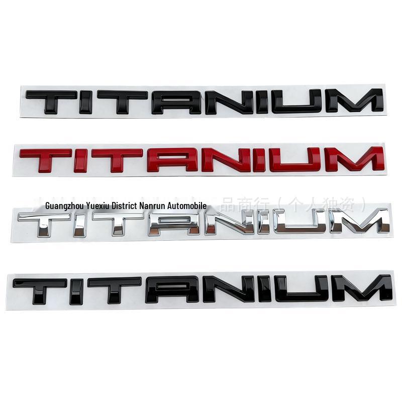 ТИТАН: Премиальная металлическая наклейка на багажник для моделей Ford Mondeo и Escape.