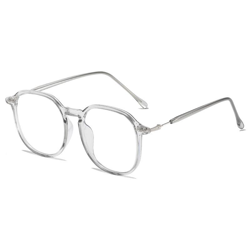 Артефакт с простым лицом белого оленя и оправой для голубых глаз, высококачественная оправа для очков, легкий макияж, студенческие женские плоские очки