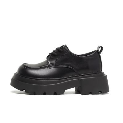 Британские туфли на платформе из кожи для женщин, дизайнерские повседневные женские мокасины с мягкой подошвой, модные весенне-осенние туфли в стиле Лолита для женщин