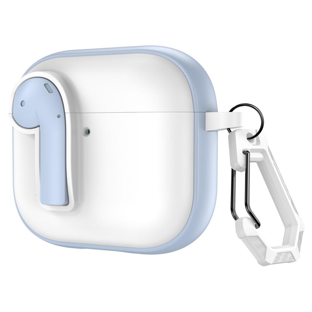 Applicable Apple AirPods 1 protective case with lock switch creative headset Bluetooth case Pro1 soft anti-drop case