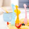 Plastic Kitchen Dining Tableware Set Fruit Fork Bento Fork Dessert Fork Toothpick