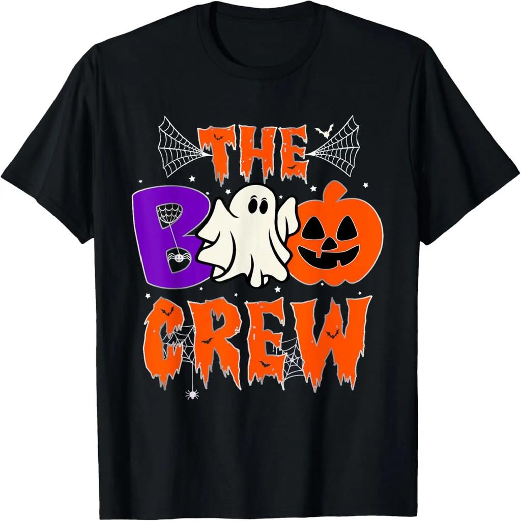 The Boo Crew Cute Ghost Trick Or Treat Halloween Costume T-Shirt
