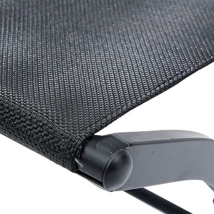 Set of 2 Modulo Chairs with Black Aluminum Structure Wilsa Garden