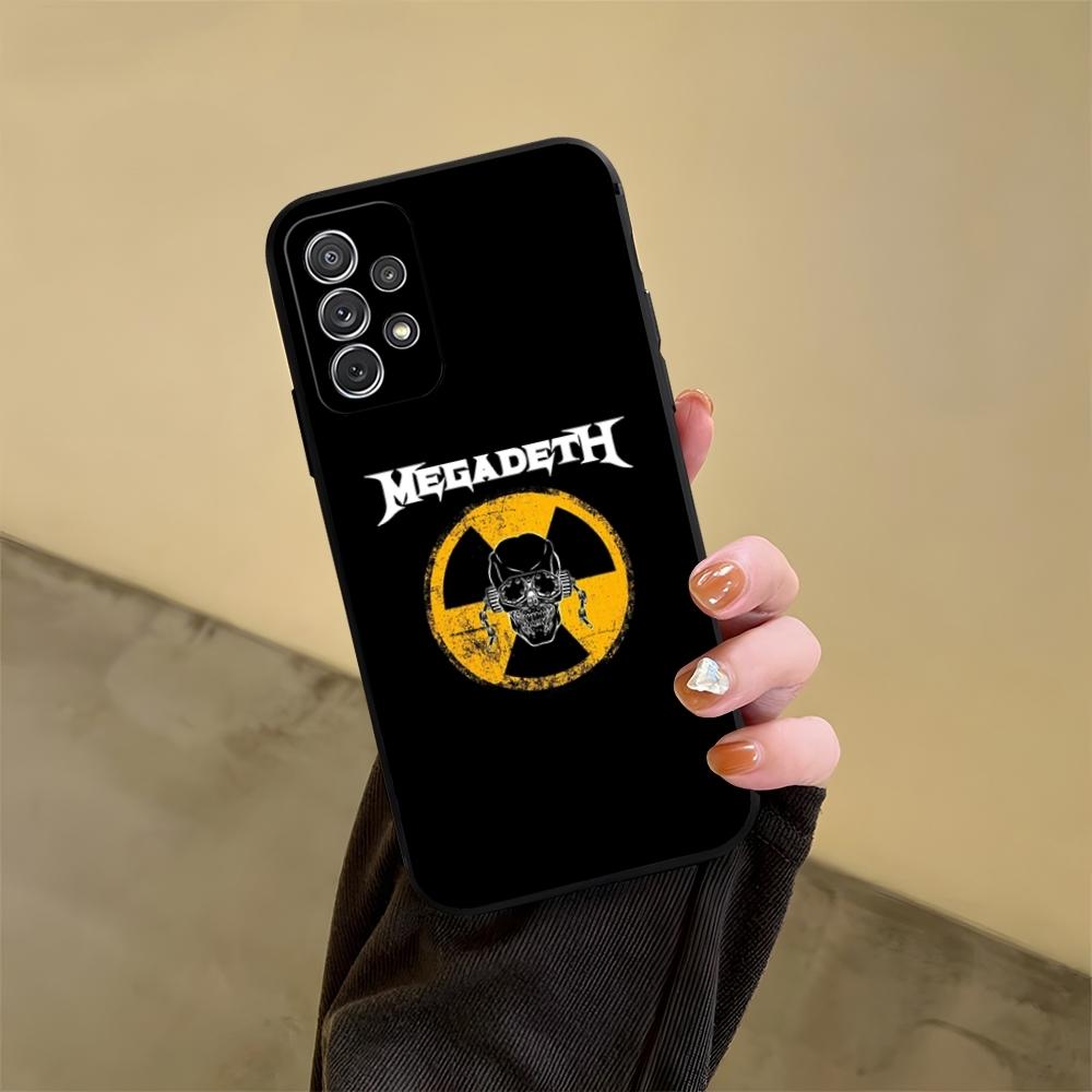 M-MegadethS Логотип Череп Металлический Чехол для Телефона Для Samsung S24 S25 S20 S26 S21 S22 S23 Ultra Fe Plus A05 A06 A16 A26 A36 A56 Чехол