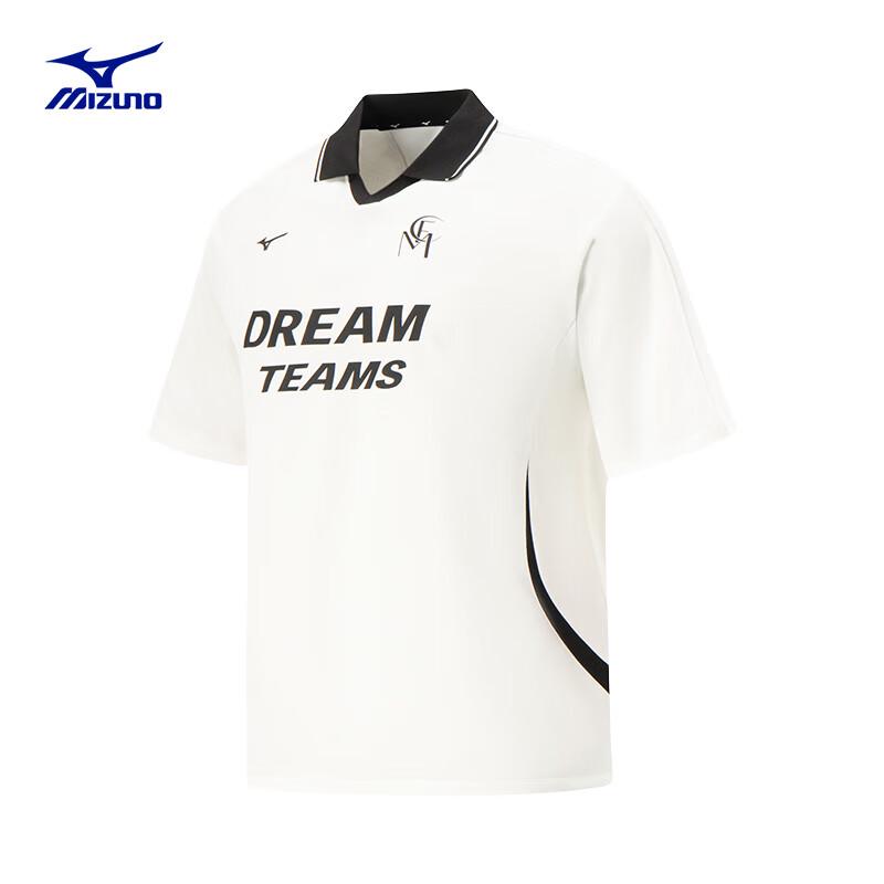 Mizuno Свободная дышащая футбольная футболка-поло Весна/Лето 2025