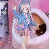 DBS 1/4 Scale Anime Style 16 Inch BJD Ball Jointed Doll Full Set Including Wig, 3D Eyes, Clothes, Shoes