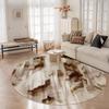 Nordic Style Carpets for Living Room Thick Plush Lounge Floor Mat Fluffy Soft Cloakroom Rug Round Bedroom Decor Painting Carpet