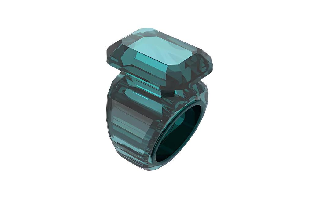 Swarovski Светящиеся Кольца Женские Зеленые 5607344