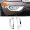 For Great Wall Cannon GWM Poer Ute  - 2022 Chrome Car Front Fog Light Lamp Frame Cover Trim Molding Decoration Accessories
