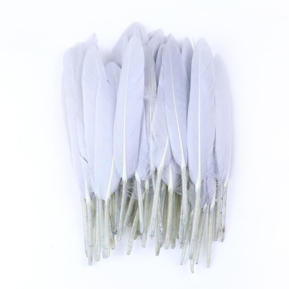 Colored Natural Goose Feather 4-6inch Bulk Feathers for Craft Jewelry Headress Wedding Party Carnival Plume Decoration