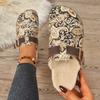 Fashion Fashion Paisley Print Birken Clogs Woman Winter Warm Plush Footbed Mule Sandals Ladies Brand Design Fluffy Slide Shoes