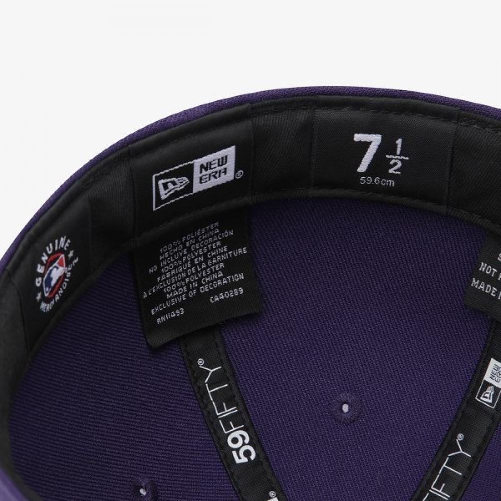 New Era Dodgers Mlb Базовая приталенная кепка Фиолетовая 15131699