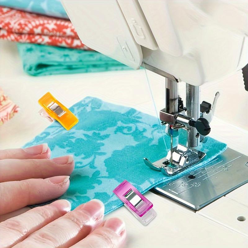 Разноцветные швейные клипсы с пружинами из нержавеющей стали, клипсы для скрепления ткани для пэчворка, рукоделия и швейных принадлежностей