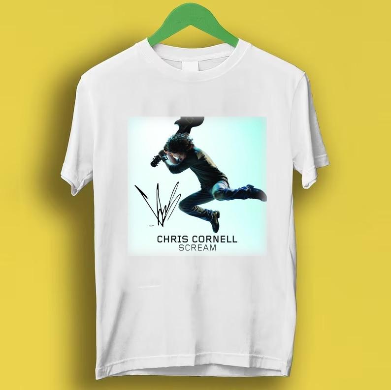 Chris Cornell Scream Cotton Gift For Fan White S2345XL Unisex T-shirt TMB1056