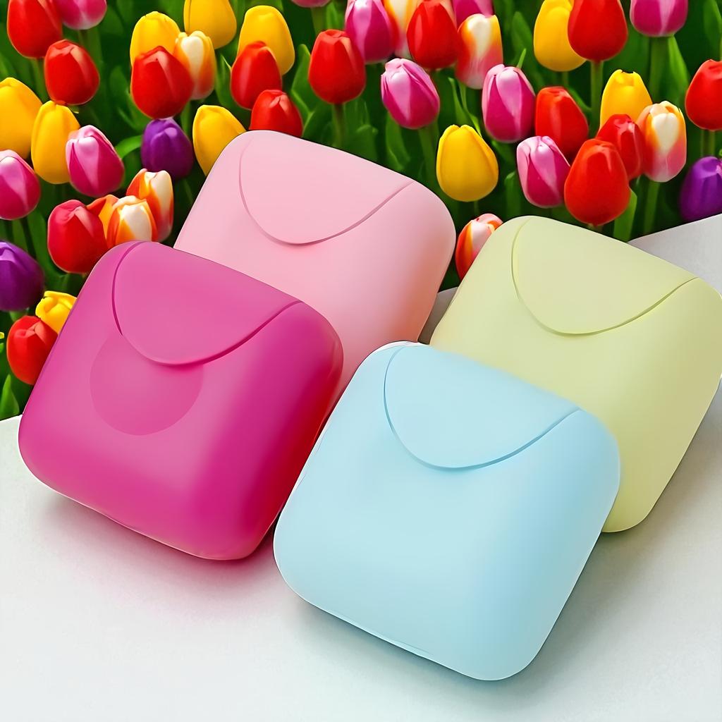 1PC Soap Box, Plastic Portable Storage Box with Lid, Suitable for Travel Racks, Campgrounds, Gyms, Essential Accessories for Bathrooms