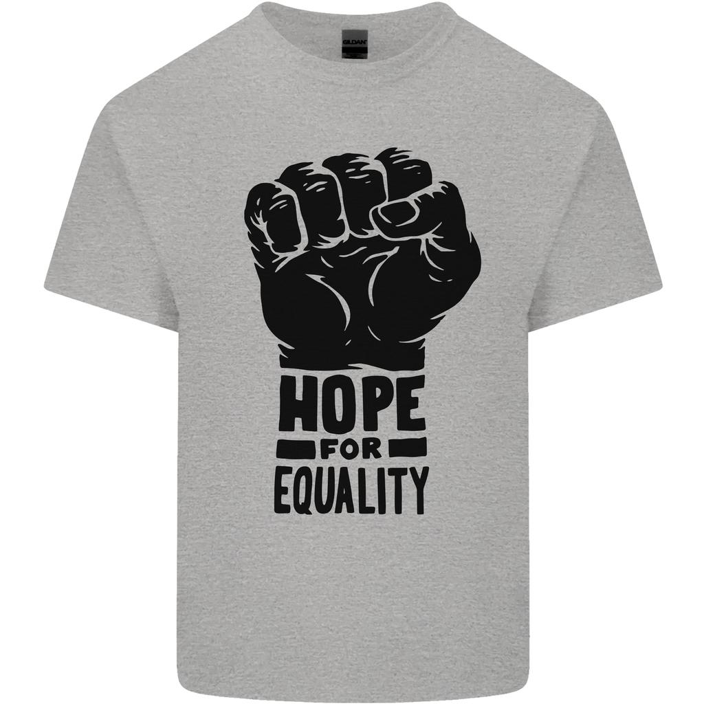 Hope for Equality Black Lives Matter LGBT Unisexs Light Cotton TShirt