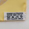 HERMES Carree42 scarf AMOURS Amore Sunflower yellow silk Women Used
