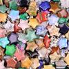 1460-20мм Кулон Пятиконечная Звезда из Натурального Полудрагоценного Камня для DIY Украшений