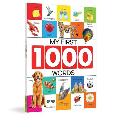 Мои первые 1000 слов в мягкой обложке от Wonder Ho.e Books.