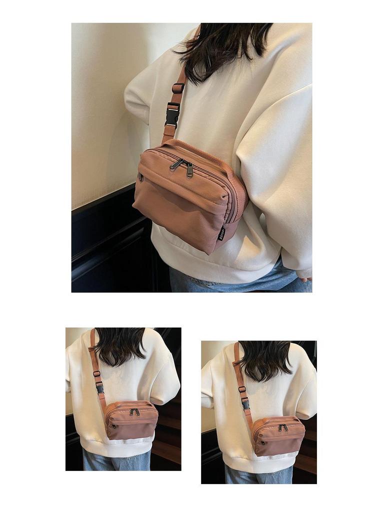 Женская легкая нейлоновая сумка кроссбоди - Компактная повседневная сумочка для поездок на работу и выхода в свет