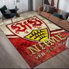 Custom Name,VFB Home Sofa Decoration for Living Room & Bedroom, Non‑Slip Play Flannel Floor Mat for Game Room