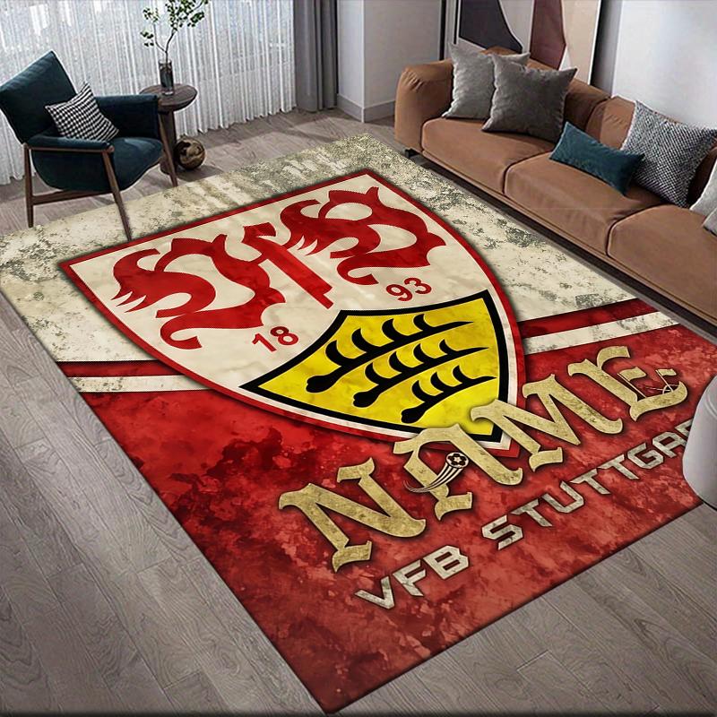 Custom Name,VFB Home Sofa Decoration for Living Room & Bedroom, Non‑Slip Play Flannel Floor Mat for Game Room