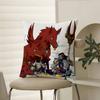 Hades Pet Cute Dog Kerberos Pillow Case Comfort Sofa Bed Silky elegant Invisible zipper Decorative cushion cover