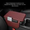 Чехол на подлокотник для автомобиля, прочный кожаный, легко устанавливаемый, с сумками для хранения, автомобильные аксессуары