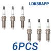 2-8 шт. Двойные платиновые свечи зажигания LDK8RAPP Замена для DONGFENG SFG15T 3707200-F00-00A 3707200F0000A Свеча зажигания Автозапчасти