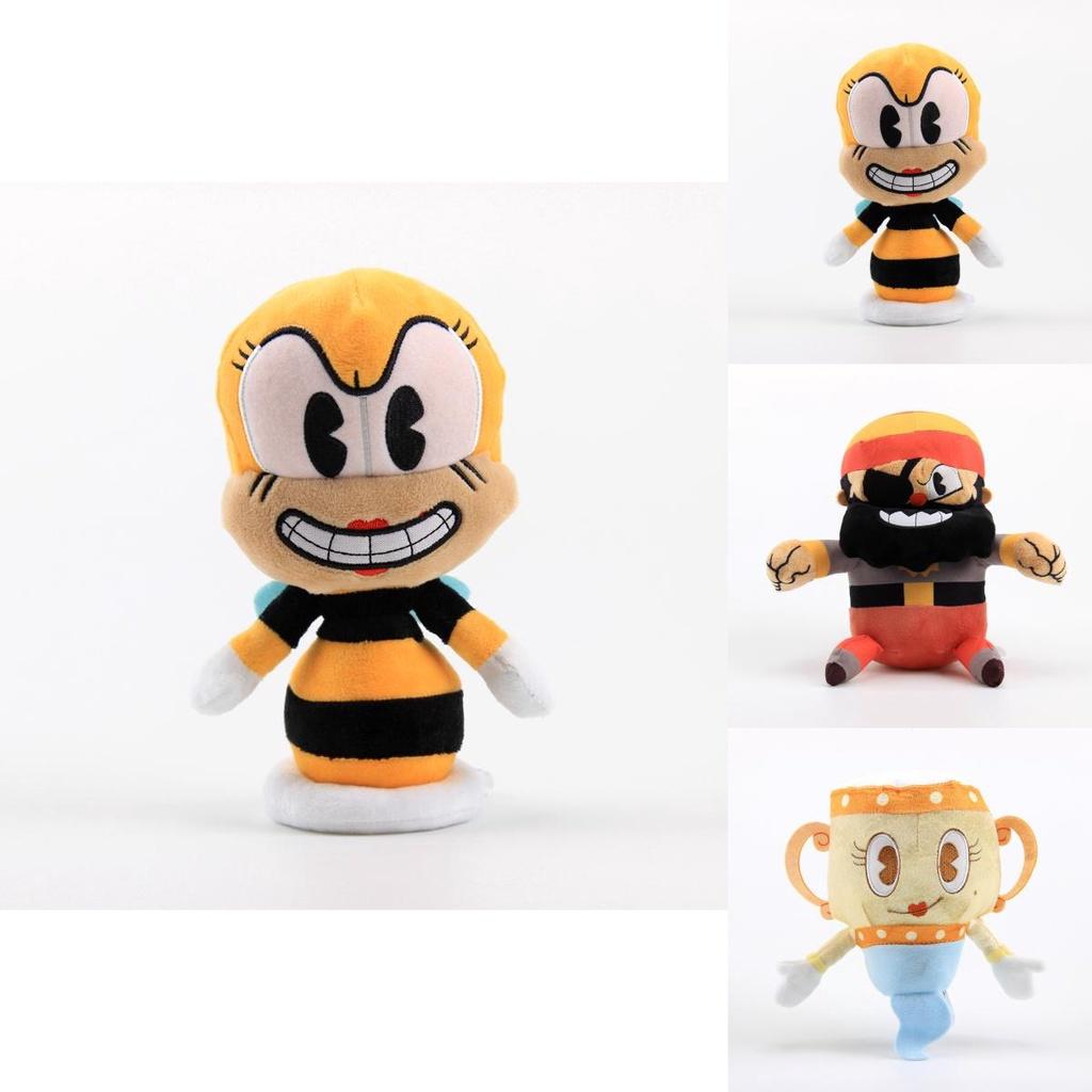 Легендарные плюшевые игрушки Cuphead Капитан Брайниборода Мягкая набивная кукла для детей и фанатов