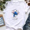 Disney Lilo Stitch Cute Cartoon Print Women T-Shirt Summer Streetwear Short Sleeve T Shirt Fashion Casual Female Clothes Tops