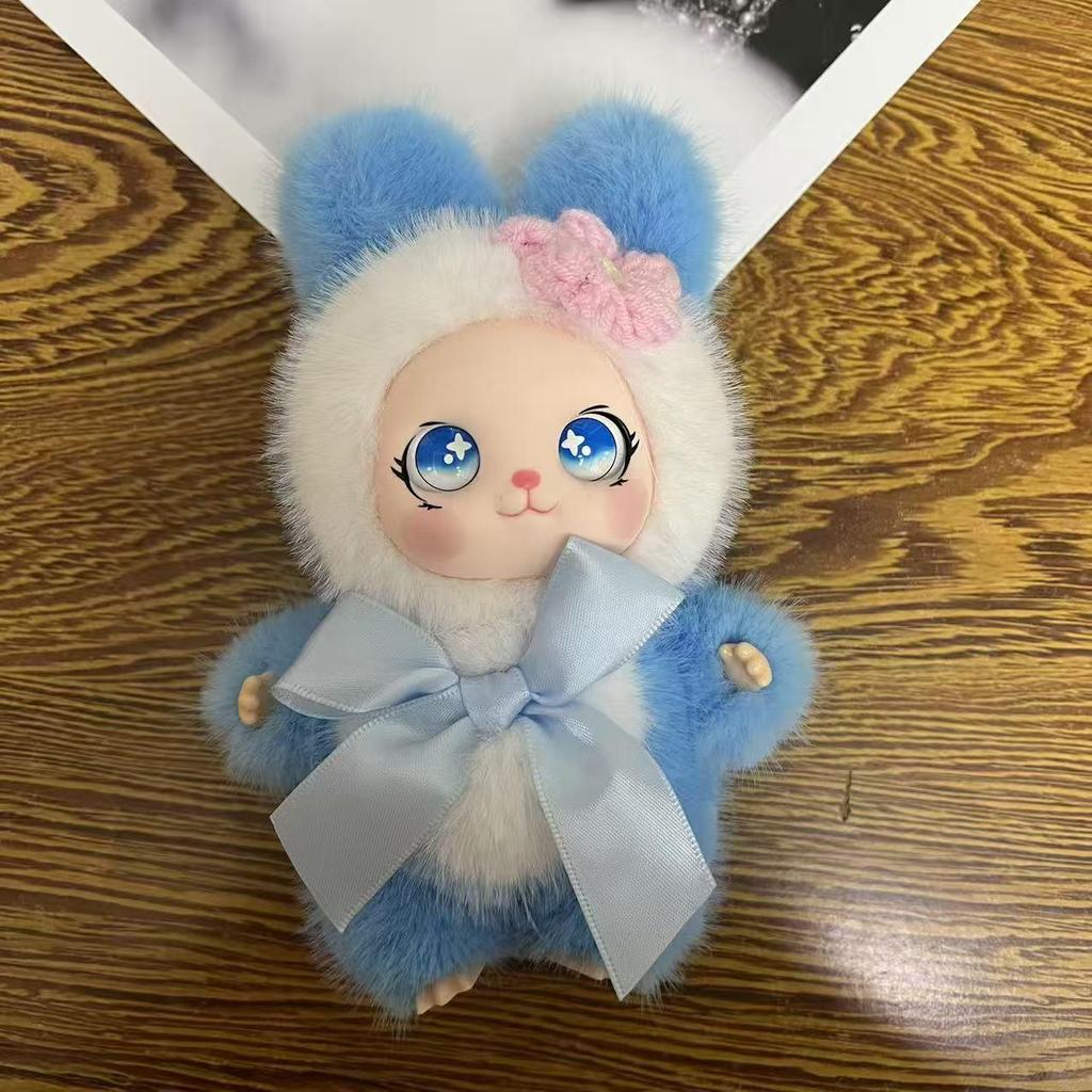 Plush Keychain Charms for Bags & Gifts - Cute Dolls for Girls, Stall Display & Claw Machines