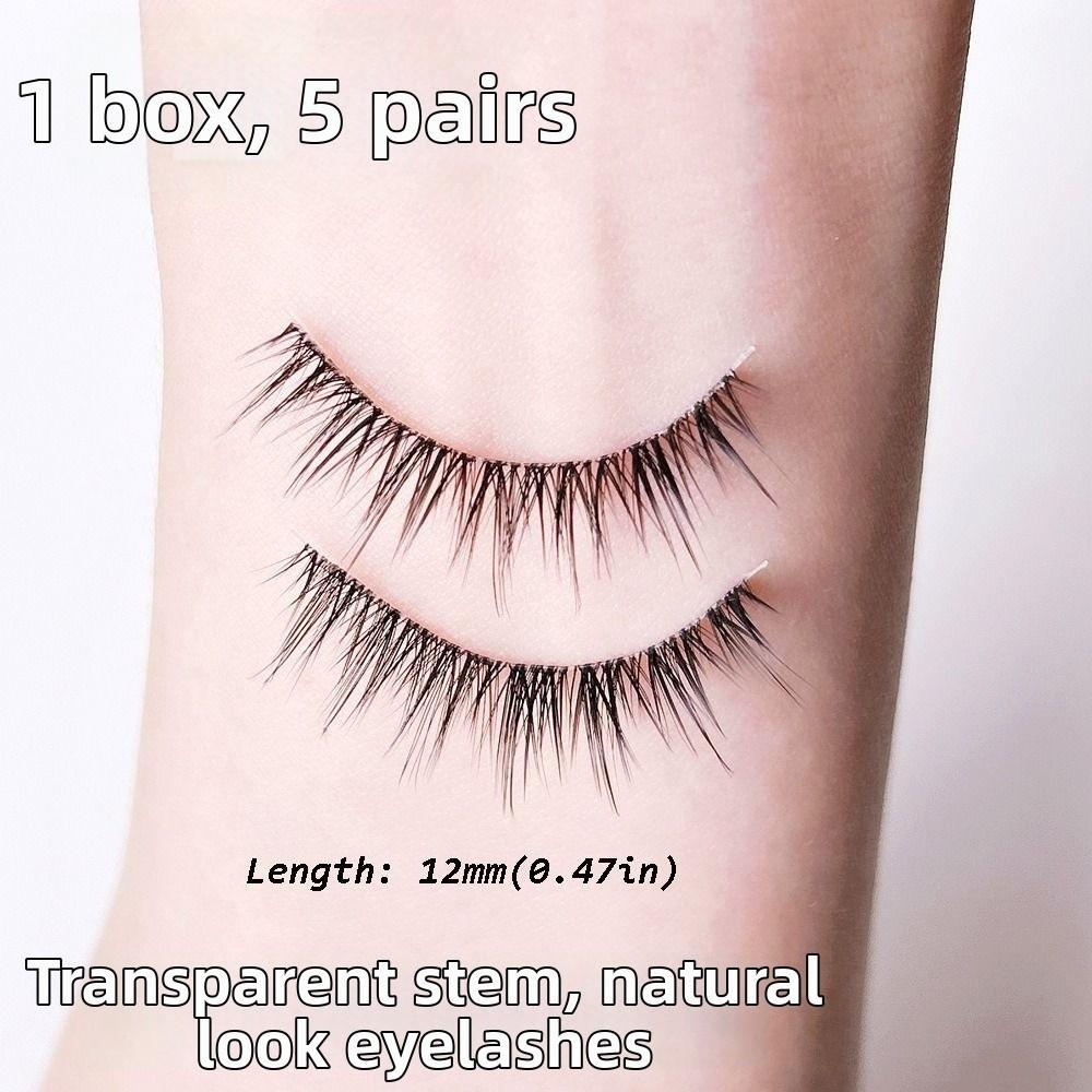 Thai Style Eye Lashes Soft Wispy Eye Makeup Tools 3D Mink False Eyelashes Eyelashes Extension