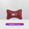 VW Car Leather Headrest Seat Head Support Neck Pillow For Volkswagen Polo Golf GTI CC Tiguan Arteon Passat Jetta Touareg ID.3
