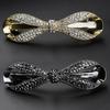 Bow For Girls Zircon Crystal Hairgrip Small Hair Clip Women Spring Clip Korean Ponytail Holder