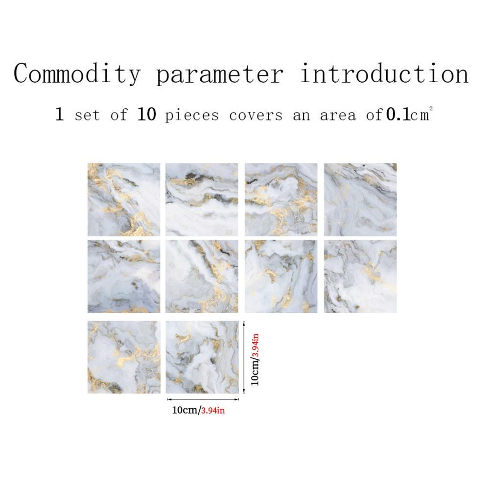 10шт стикер стены мраморная плитка наклейка самоклеящаяся