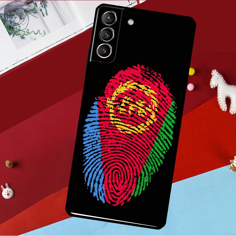 Чехол для телефона Samsung Galaxy S25 S24 S21 S22 S20 Ultra S9 S10 Plus S23 FE S24 FE с флагом Эритреи