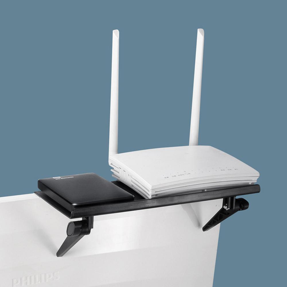 Регулируемая верхняя полка для ТВ-экрана, компьютерный монитор, настольный экран, верхняя полка для хранения, ТВ-медиа-бокс, полка для маршрутизатора, домашний органайзер