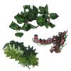 Amphibian Hanging Plants Imitation Rattan Plants with Suction Cup for Reptile Terrarium Decorations