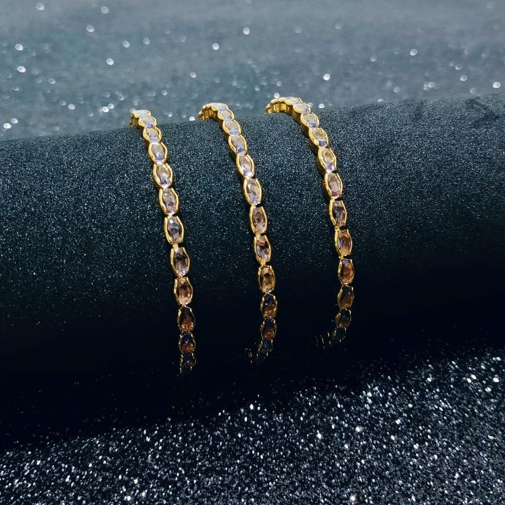 Новый модный браслет с цирконами для привлечения богатства, простой разноцветный универсальный женский браслет