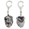 Dutch Shepherd Dog, Dutch Herder II - Silver-plated Key Ring with Dog, Handbag Decoration, Backpack Pendant by Brand