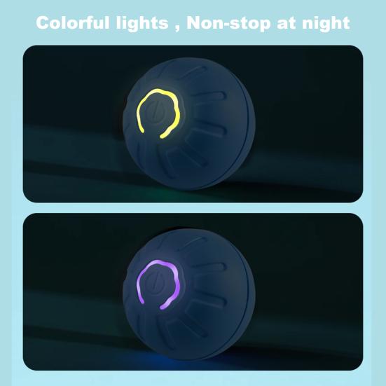 Интерактивная игрушка для собак Мяч для маленьких и средних собак, активируется движением, автоматическая, интеллектуальная