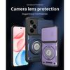 Противоскользящий бронированный ударопрочный чехол для Honor 400 Pro 5G Global Защита сдвижной крышки камеры Вращающееся кольцо-подставка Чехол для телефона Fundas