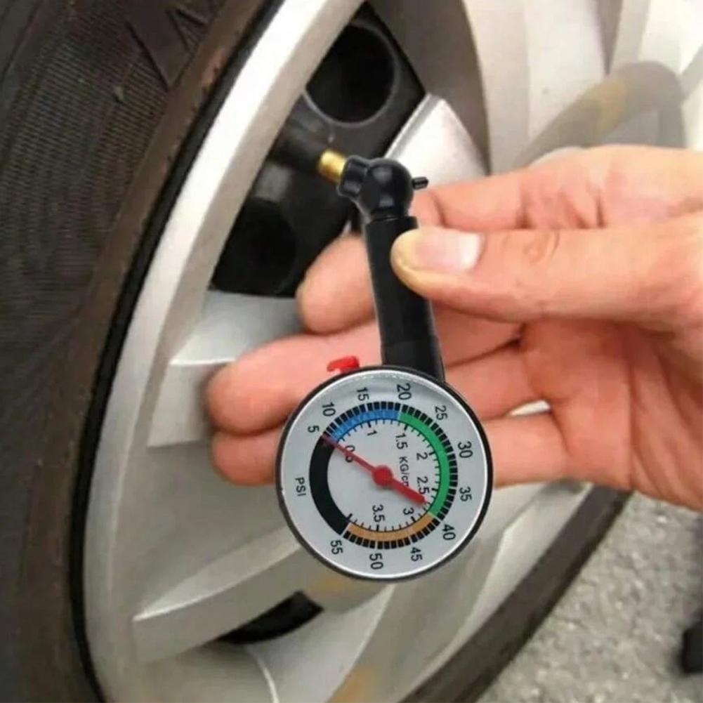 Auto Car Tire Pressure Gauge Meter Automobile High-Precision Tyre Air Pressure Vehicle Tester 0-50 PSI For Car Motorcycle