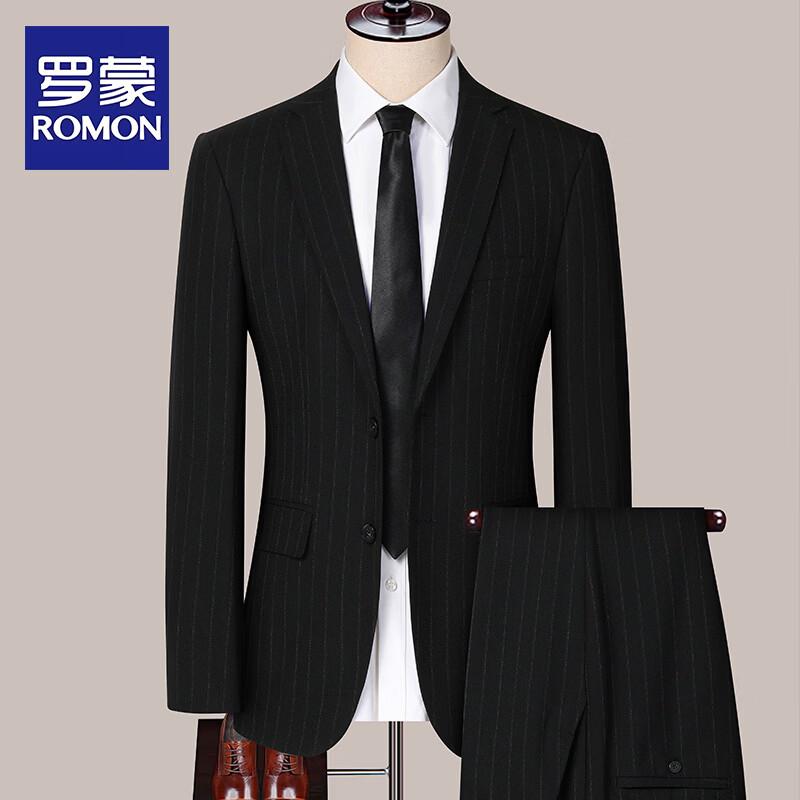 ROMON Мужской блейзер в полоску в стиле business casual
