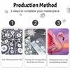 Flamingo pearl painting kit painting art handmade diy home decoration painting