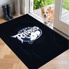Soft Floor Carpet Leeds Rhinos Pattern Area Rug Decorative Mat For Home Room Decoration