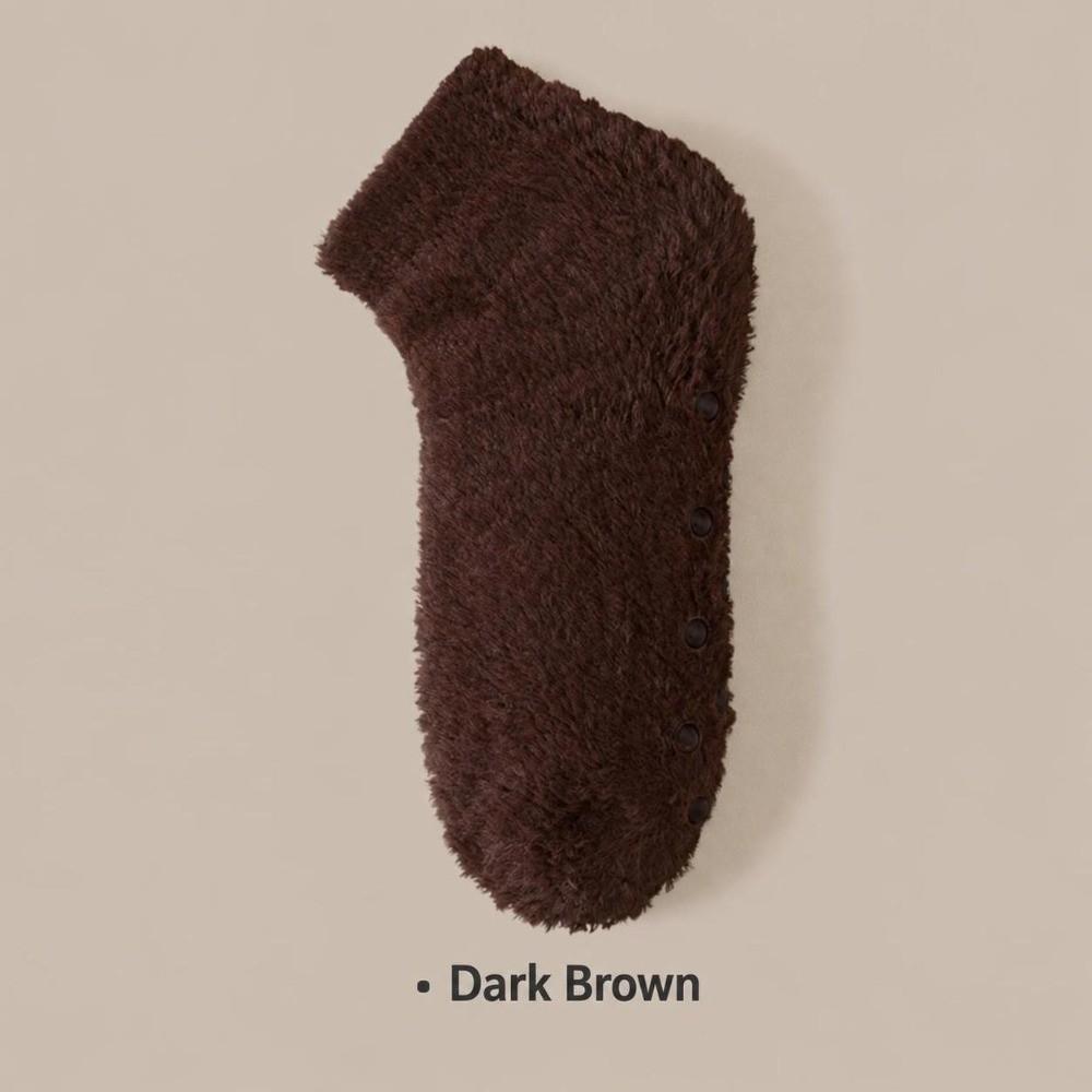 1 Pair Thick Slipper Socks Coral Fleece Indoor House Socks Soft & Warm Non Slip Floor Socks  Winter