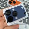 Для iPhone 14 15 16 17 Pro 9H Закаленное Стекло Защитная Наклейка на Объектив Камеры Чехол с Конвертером для Вспышки